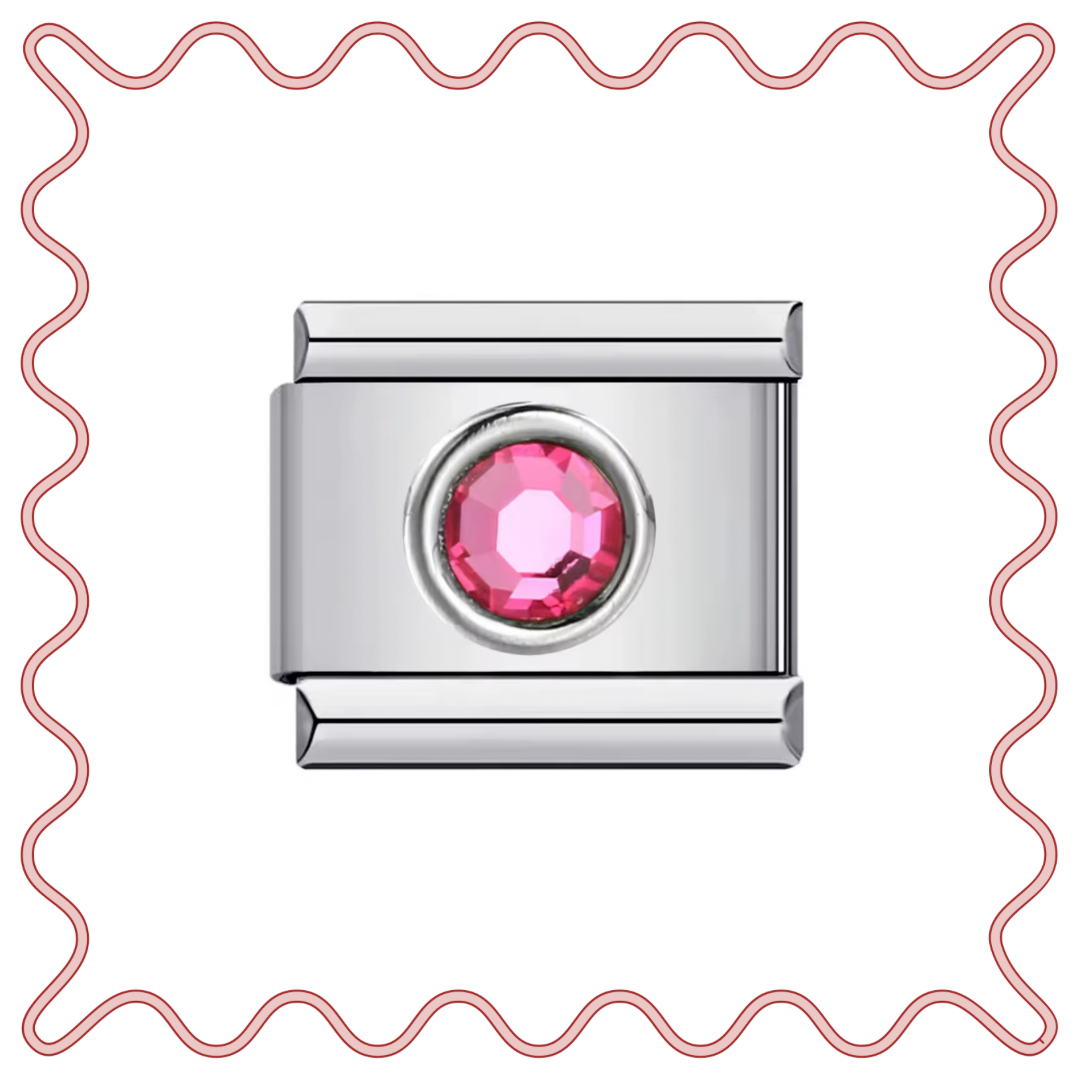 Pink Stud Link