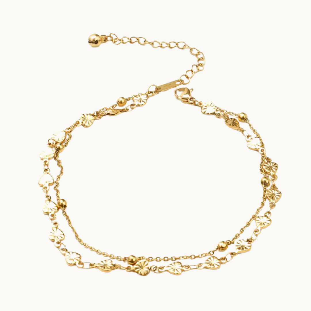 Duo Heart Anklet