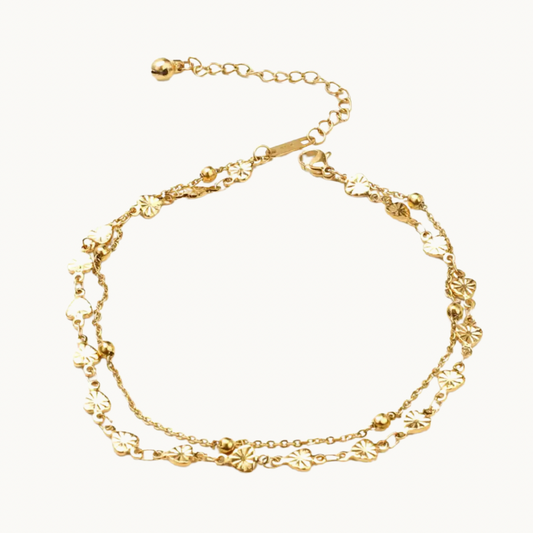 Duo Heart Anklet