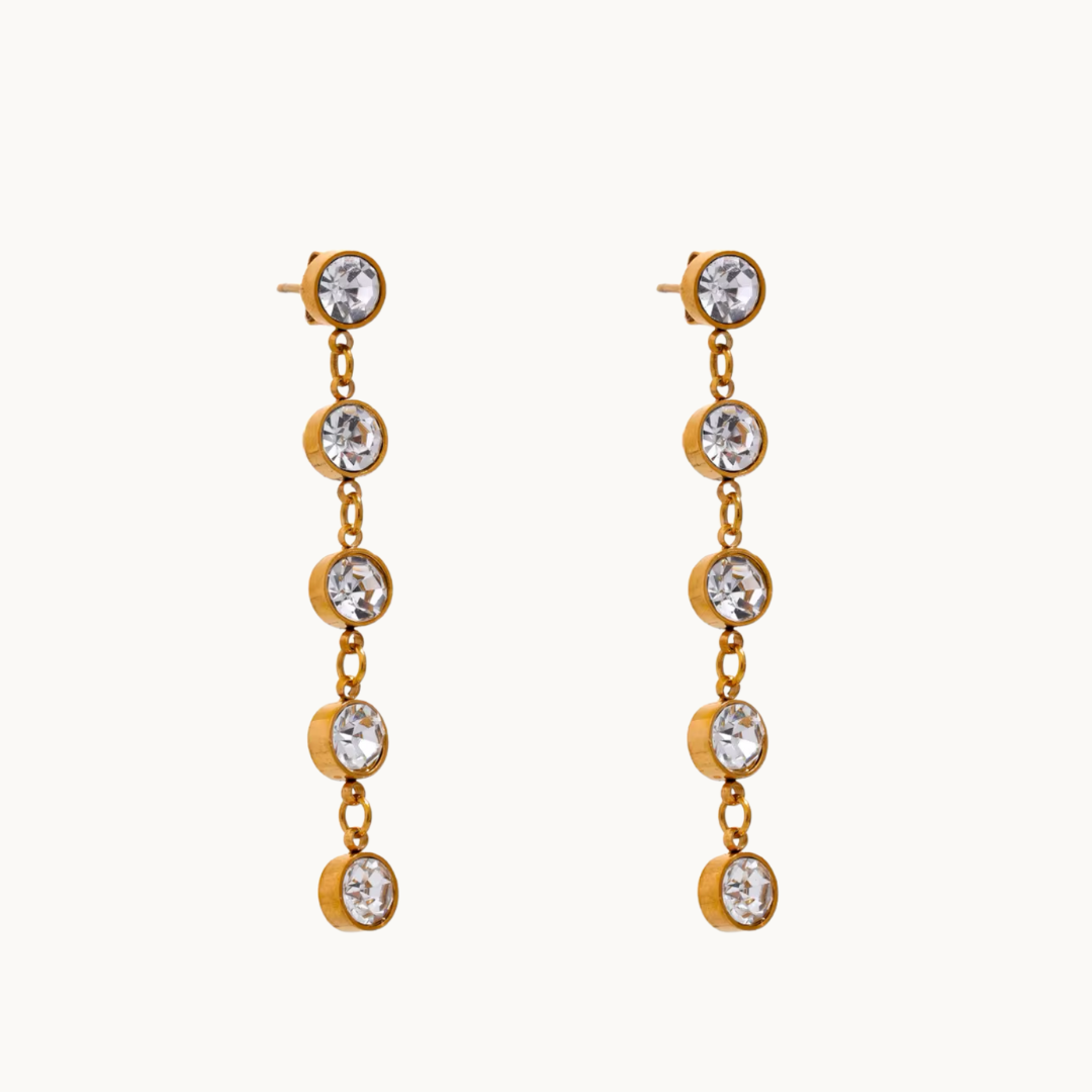 Diamond Drop Earrings