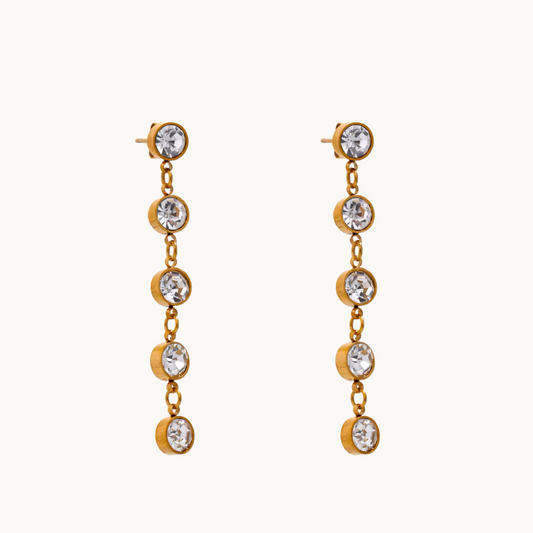 Diamond Drop Earrings