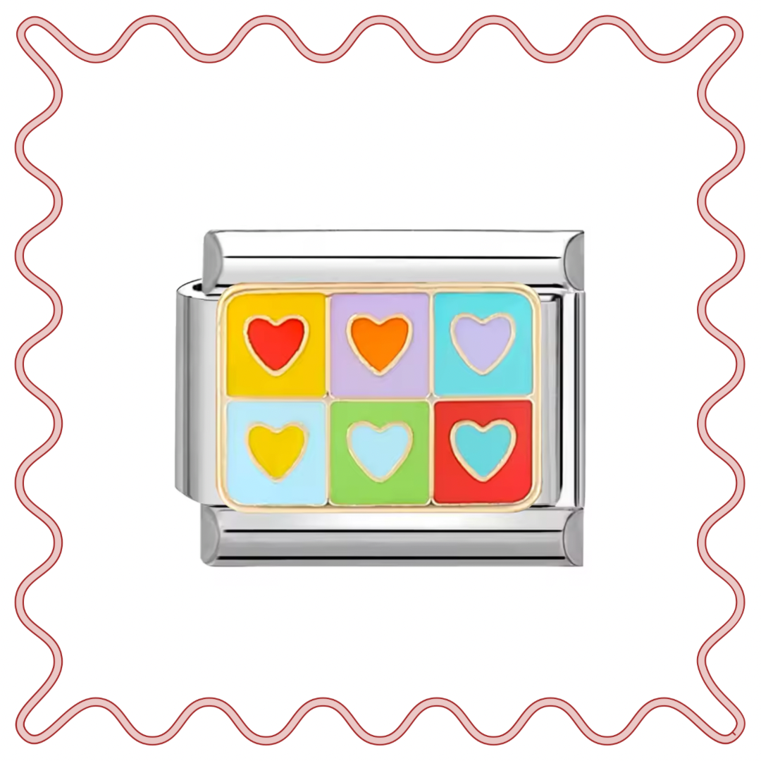 Multi Heart Charm