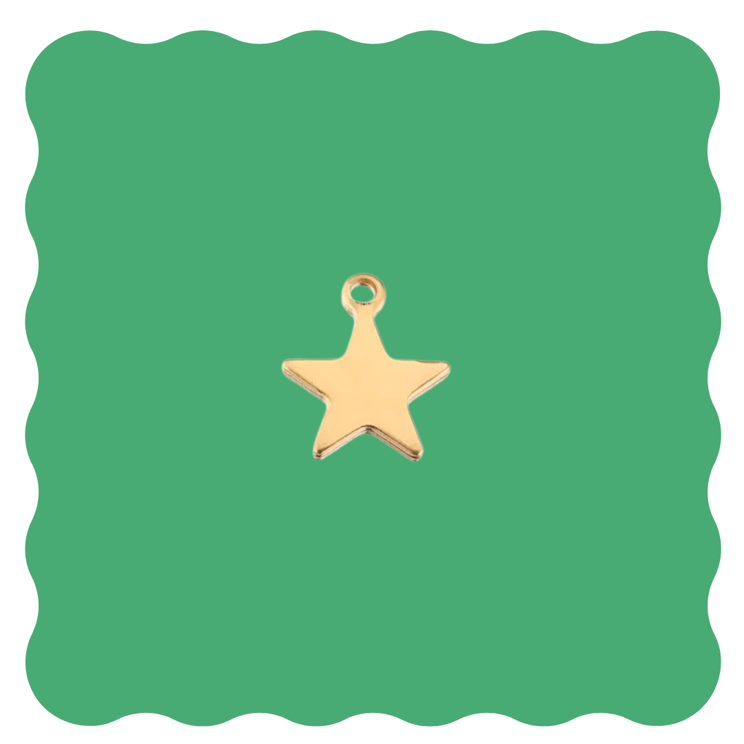 Goldy Star Charm