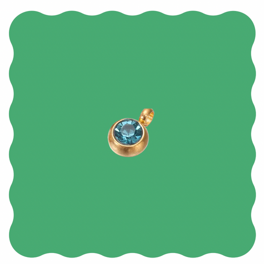 Blue Stud Charm