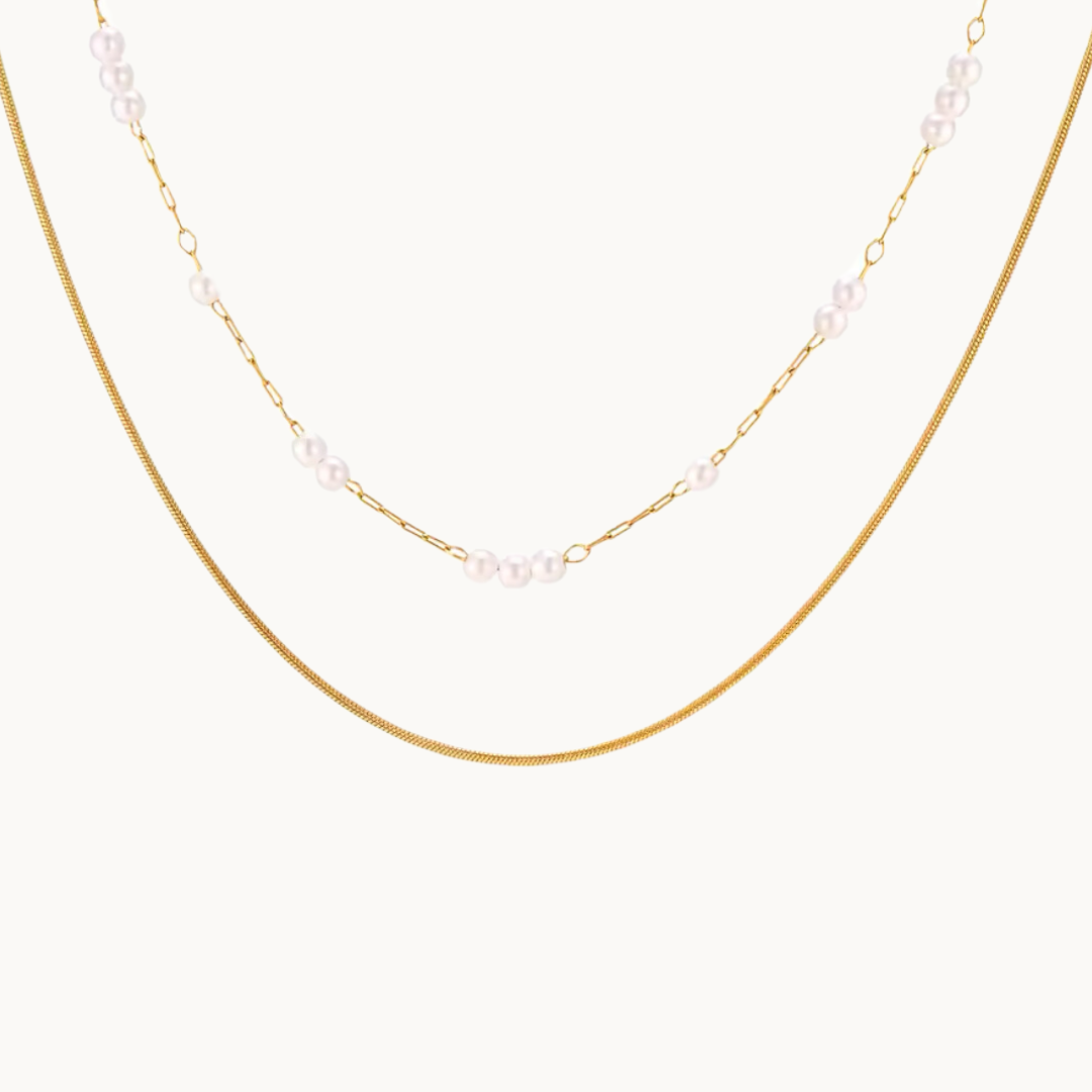 Pearly Duo Necklace