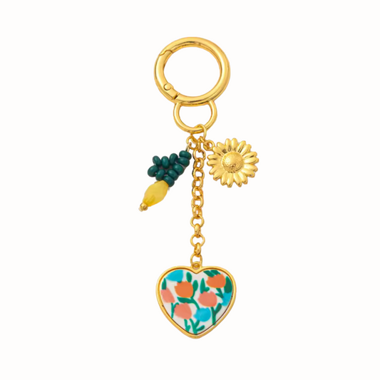 Heart Bag Charm