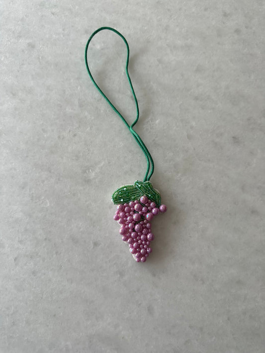 Grape Bag Charm