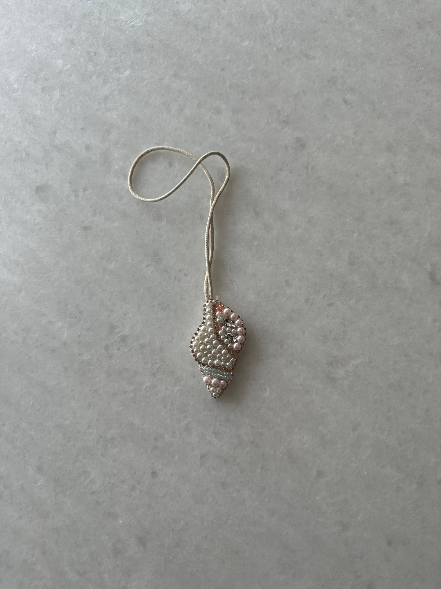 Coral Bag Charm
