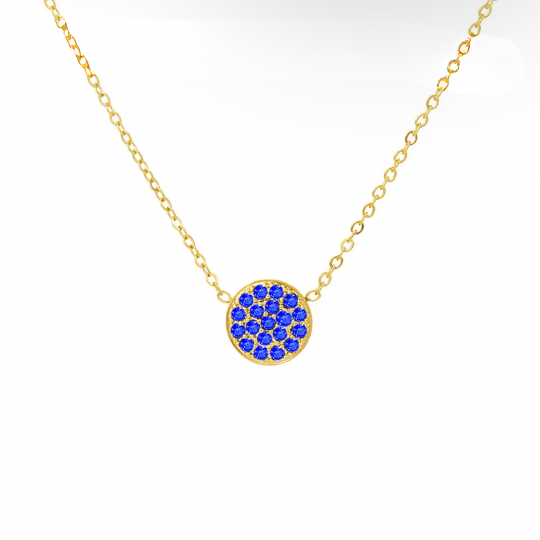 Birthstone Sphere Pendant March Aquamarine