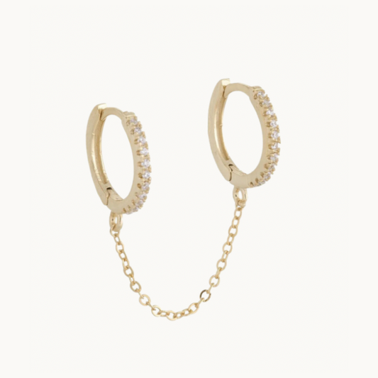 The Cassie Huggies in Gold