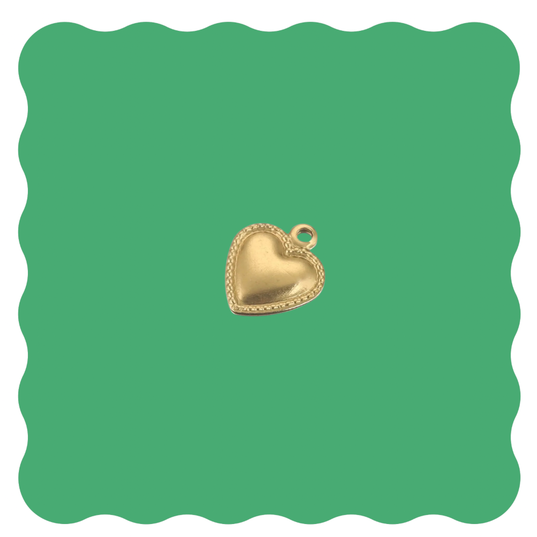 Gold Heart Charm