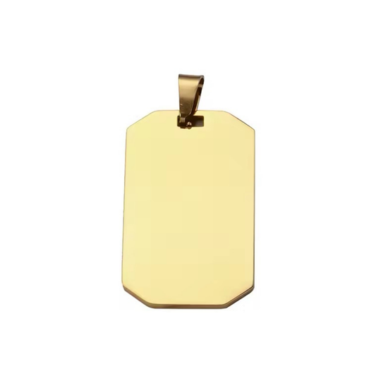 Dog Tag Disc 20x33mm