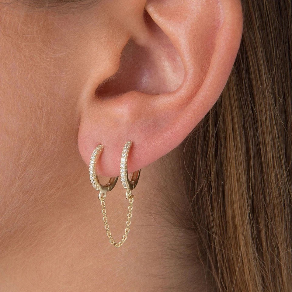 The Cassie Huggies in Gold