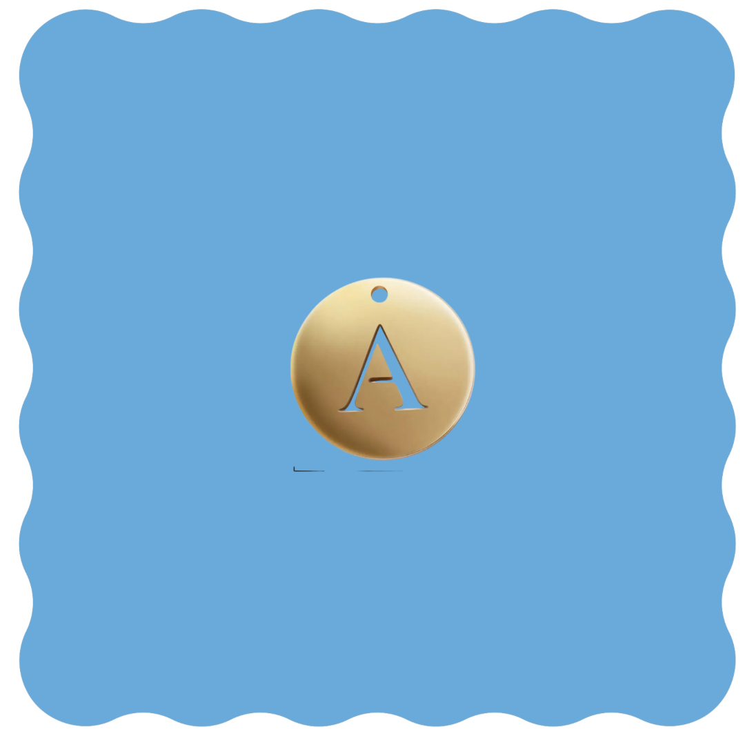 Initial Carved Charm