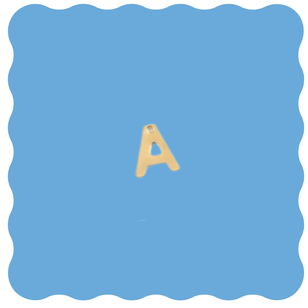 Classic Tiny Initial Charm