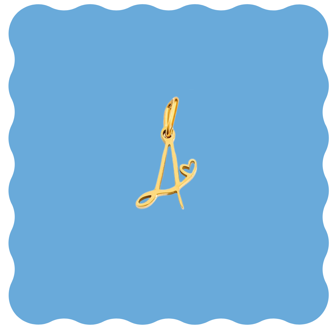 Cursive Initial Charm