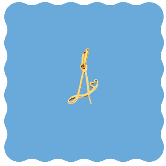 Cursive Initial Charm