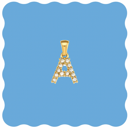 Pavè Large Initial Charm