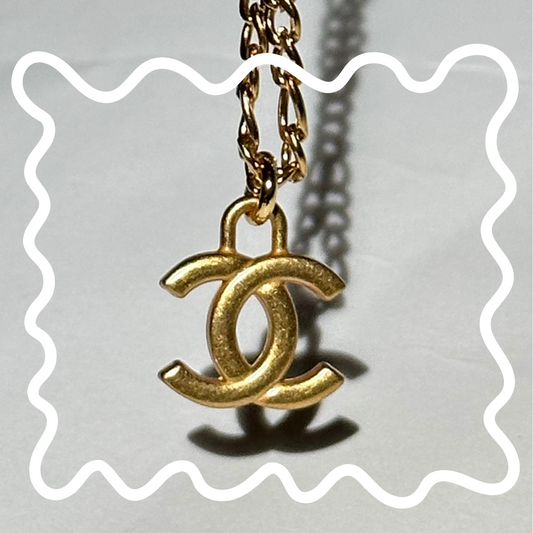Gold Enamel Jolie Necklace