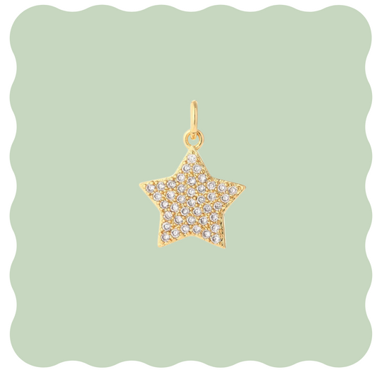 Pavè Star Charm