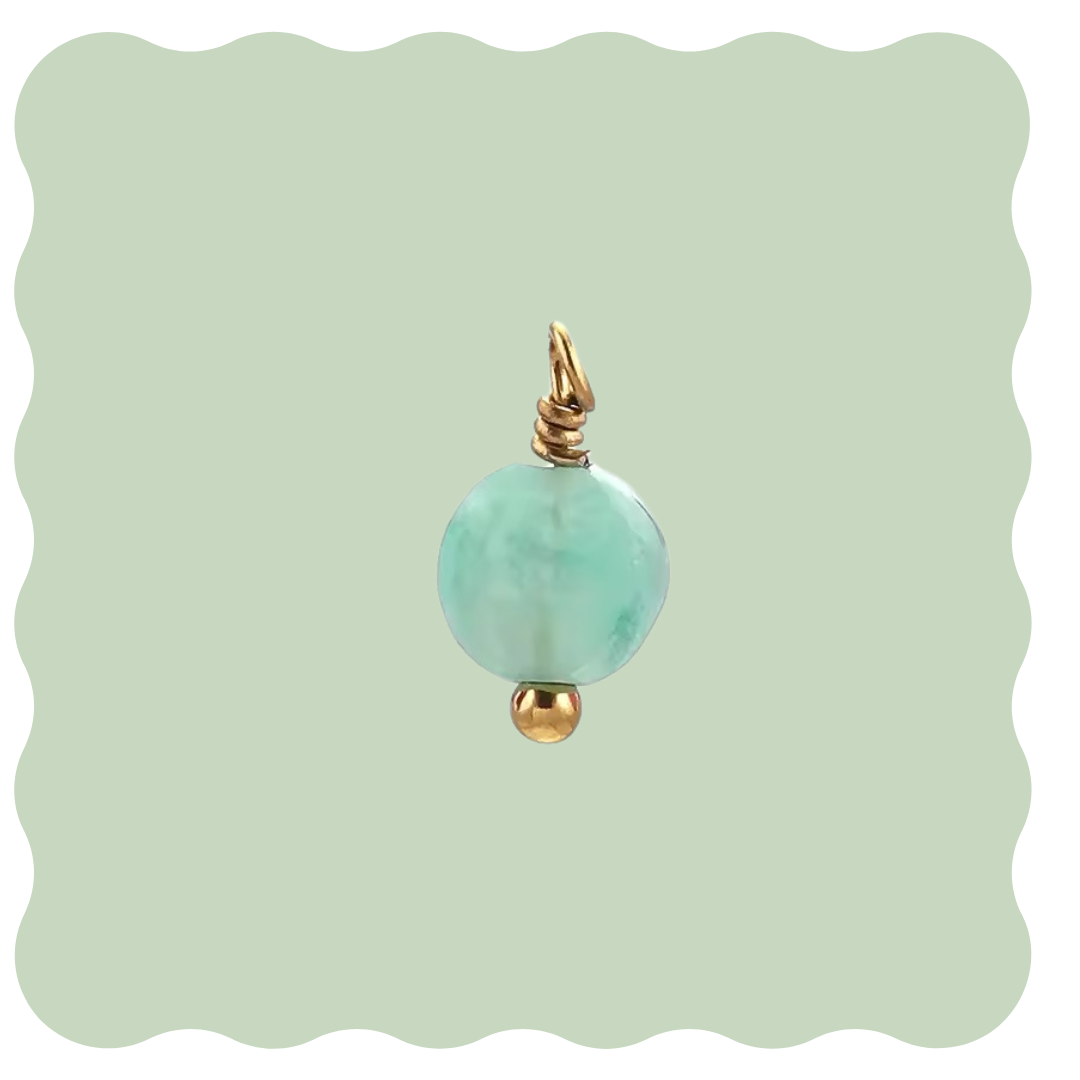 Turquoise Stone Charm