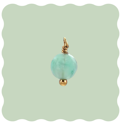 Turquoise Stone Charm