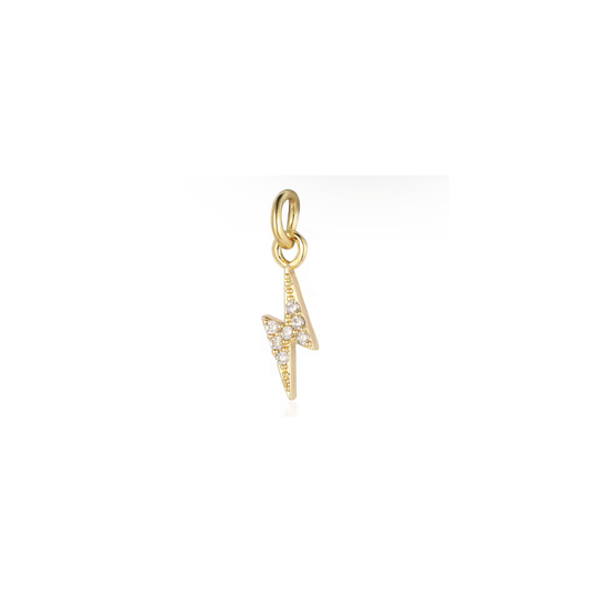 Pavè Bolt Charm
