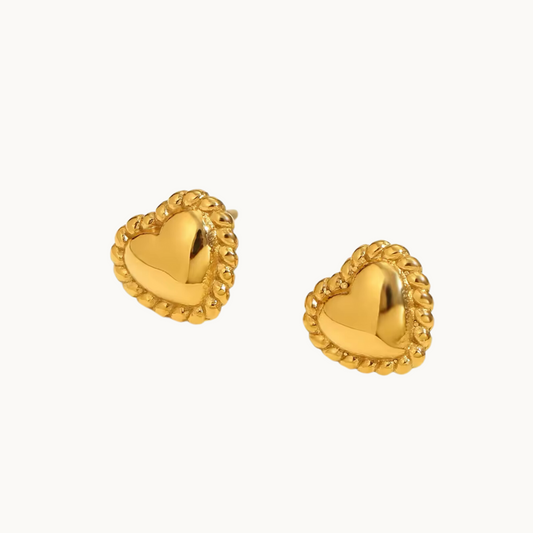 Tiny Heart studs