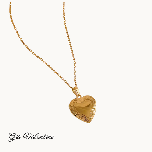 Open Heart Necklace (laser option)