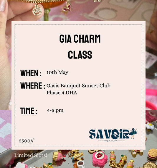 Charm Class Ticket 4-5pm slot