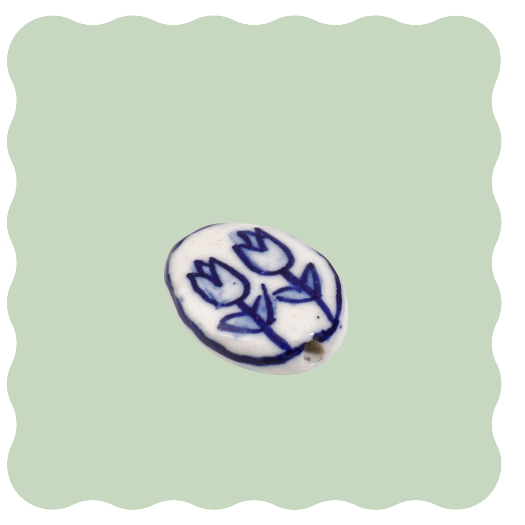 Hand-painted Tulip Charm