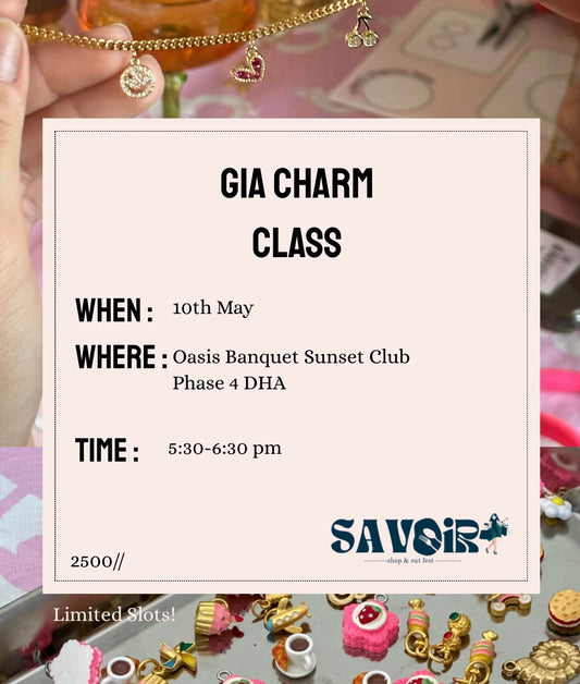 Charm Class Ticket 5:30-6:30pm slot