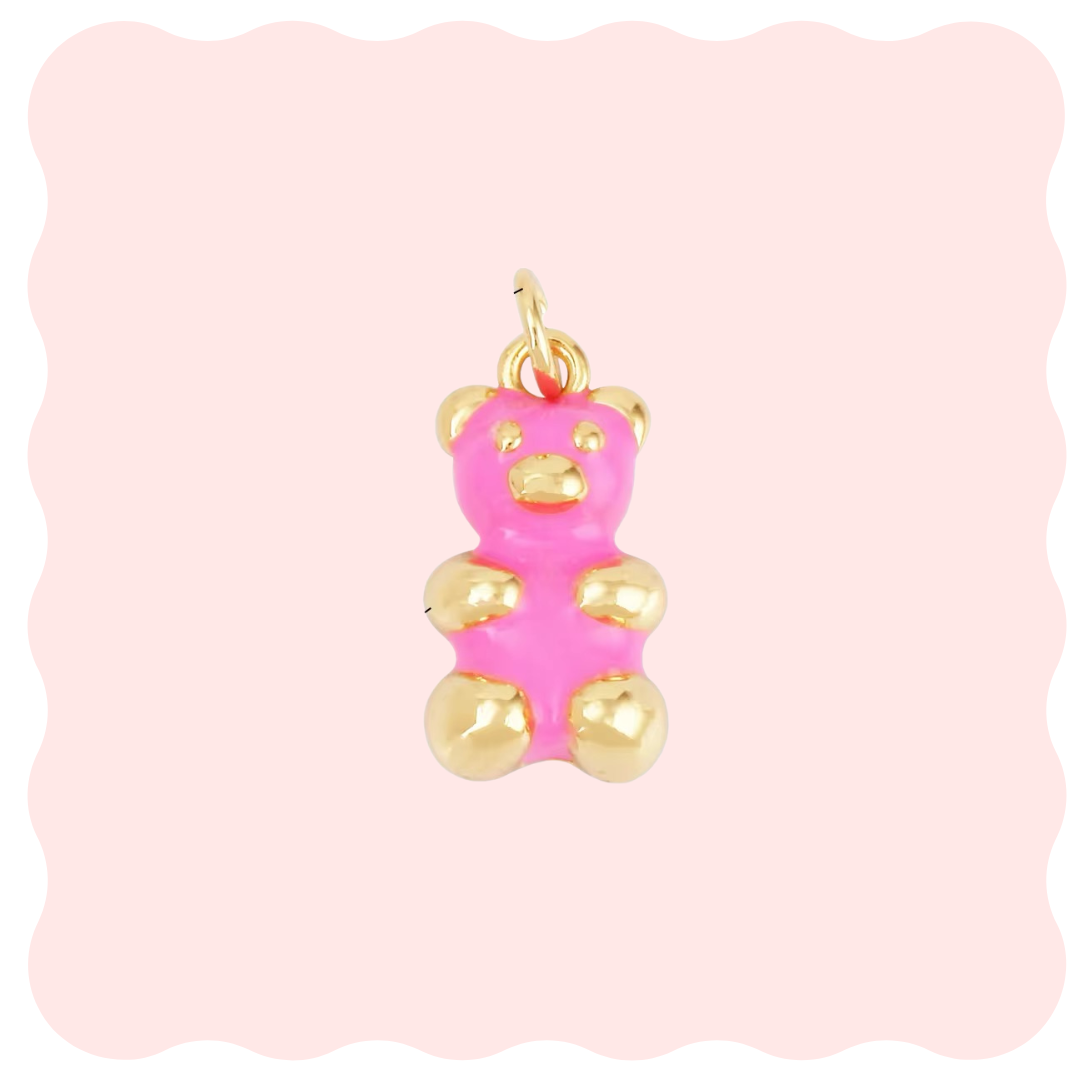 Hot Pink Gummy Charm