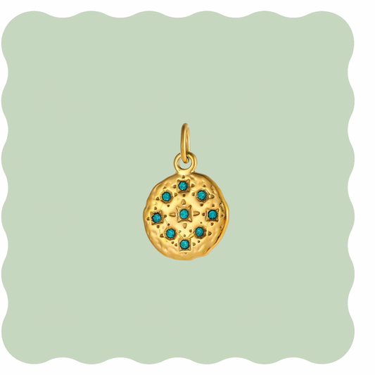 Gold Biscuit Charm