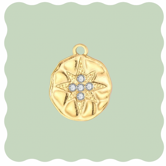 Gold Coin Charm