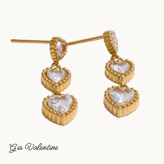 Tier Heart Studs