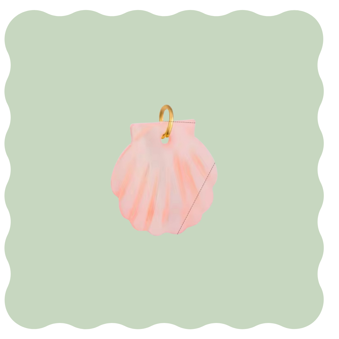 Pink Shell Charm