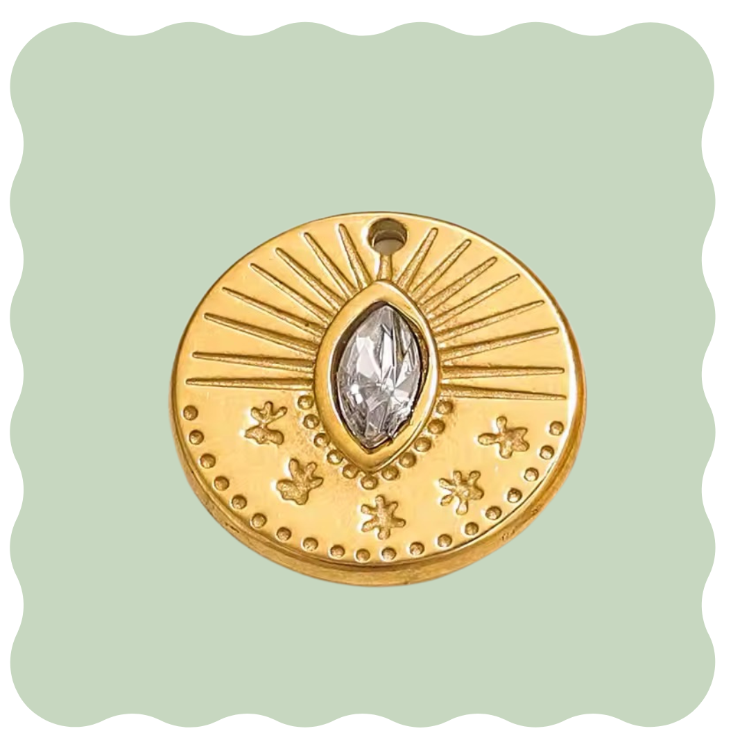 Gold Pendant Charm