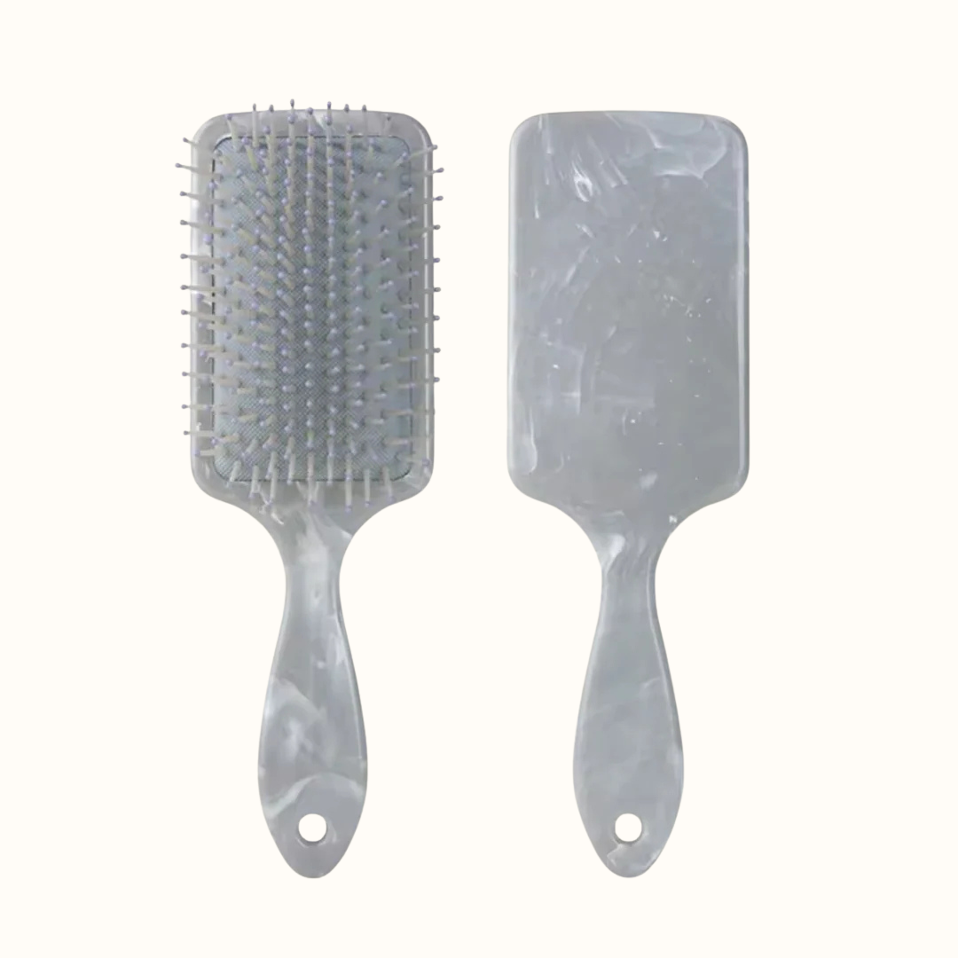 Bejewelled Hair Brush (blue)