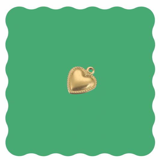 Gold Heart Charm