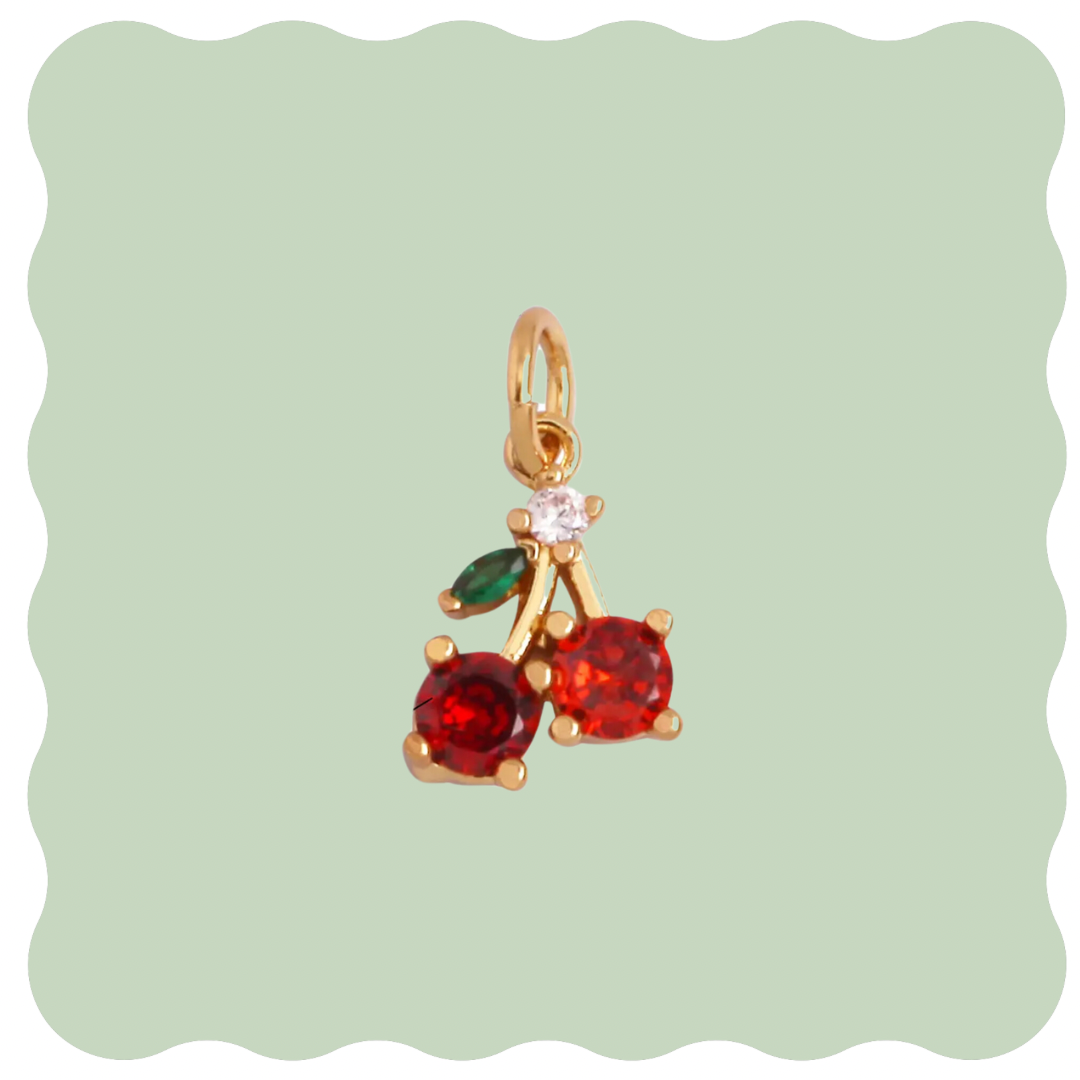 Cherry Crytsal Charm