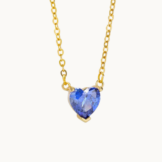 Crystal Necklace Blue