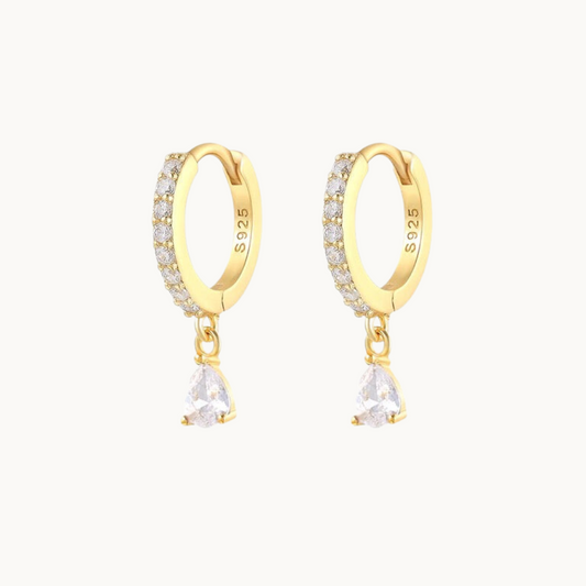 Mini TearDrop Crystal Huggies