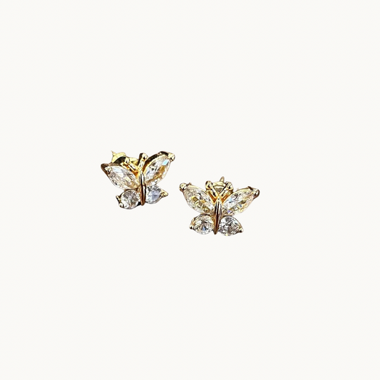 The Butterfly Studs Gold