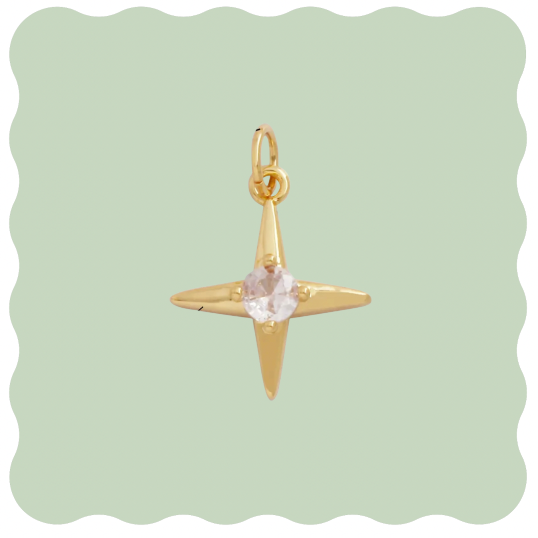 Star Spark Gold Charm