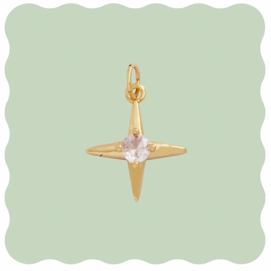 Star Spark Gold Charm